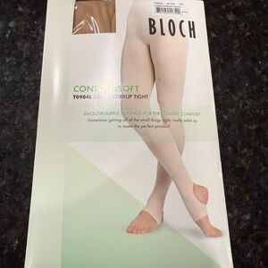 Bloch Contoursoft ladies Stirrup Tights bloch tan